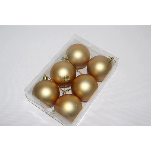 Matt Gold Ornamente Weihnachtskugel