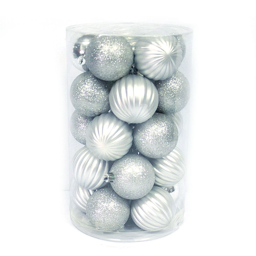 New Style Plastic Christmas Ball Ornament