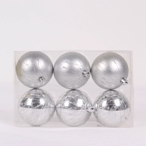New Type Plastic Hanging Christmas Bauble