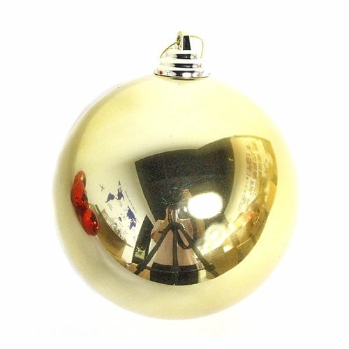 Promotional new design plastic Christmas painted ball