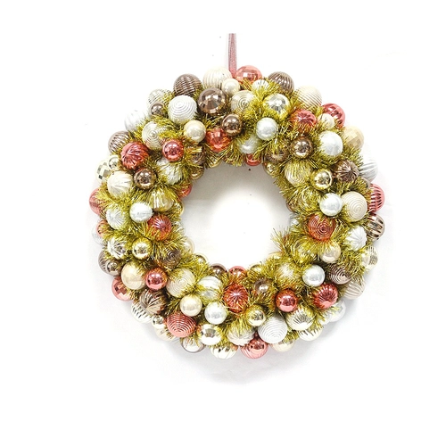 Popular Salable Plastic Xmas Ball wreath