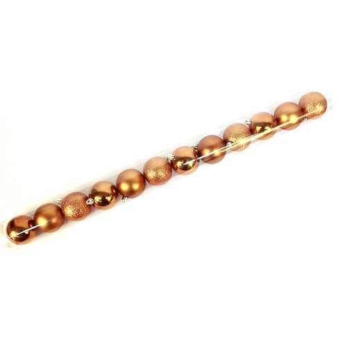 Promotional Christmas Hanging Plastic Ball Tube