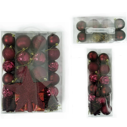 Decoração de bola de enforcamento de Natal inquebrável