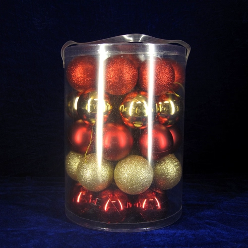Infrangibile plastica Natale Decor Ball set