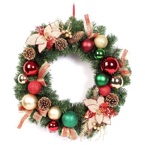 Talking lighted outdoor personalized christmas wreaths