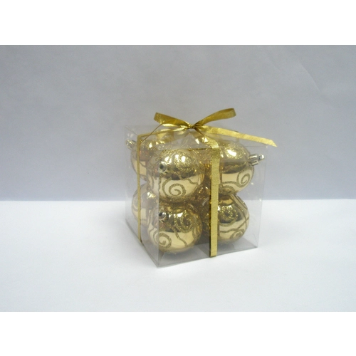 Ornamento di Natale palla di plastica all'ingrosso