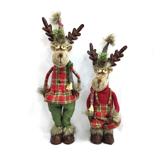 Xmas ornaments santa claus gift christmas candy basket for home festival decor