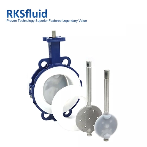 ANSI/API PTFE Valvola di farfalla inossidabile foderato DN200