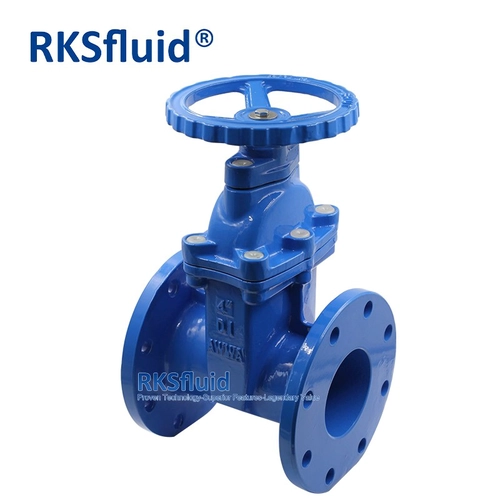 AWWA C515 C509中国供应商制造铸铁法兰4“弹性座椅阀