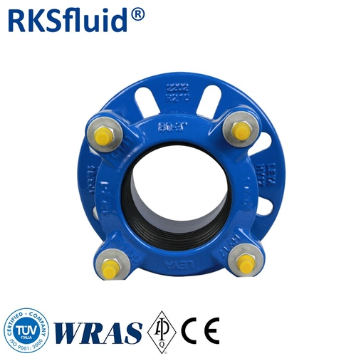 Cast iron flange adaptors connection with valve pipe fittings
