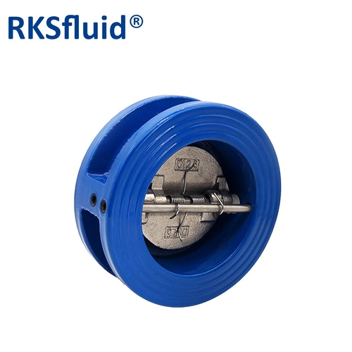 China Manufacturer ANSI EPDM Seat CF8 Ductile cast iron Wafer Dual Plate Check Valve