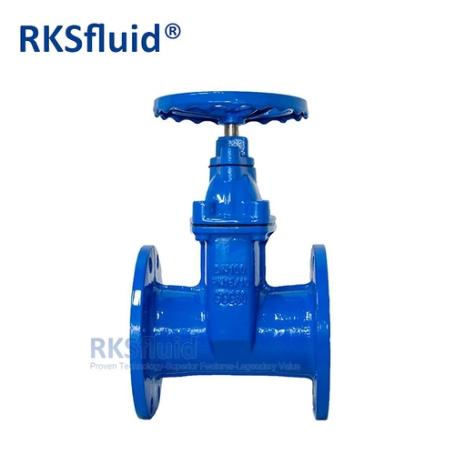 Fabricantes de válvulas de mineração da China PN10 PN16 Flanges de caules não aumentados de ferro dúctil, válvula de portão Jis 10k