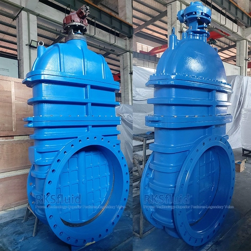 صينية RKSfluid العلامة التجارية AWWA Water Valve BS5163 DI Metal Set Serted Lill Gate Valve DN2000