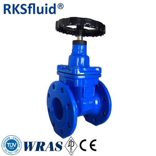 DIN F4 3 นิ้ว DN150 Resilient Soft Seal Gate วาล์วราคาน้ำมันท่อก๊าซ