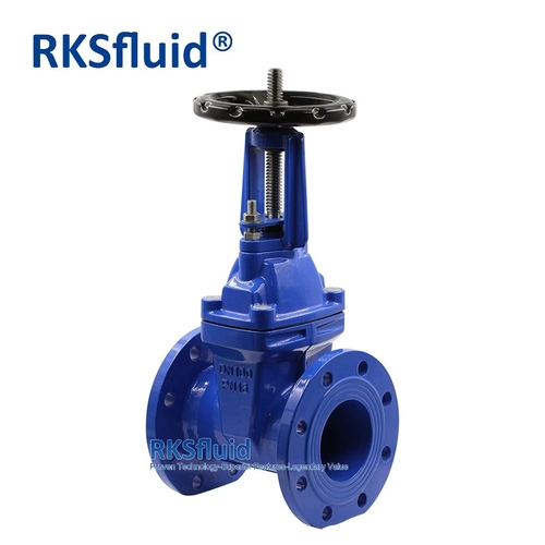 最受欢迎的DIN F4上升茎弹性座椅阀门延展型螺栓杆铸铁OS＆Y Gate Valve 2inch 4inch PN16