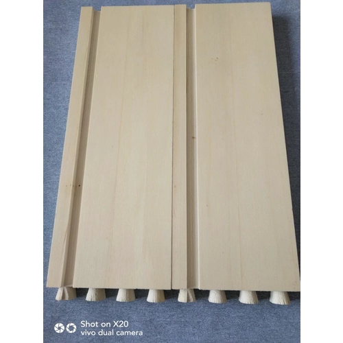 poplar drawer board with UV（clear coat) and groove