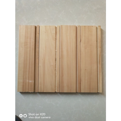 тополь Щиты массивная доска с UV3S (Clear Coat) и ласточкин хвост паз