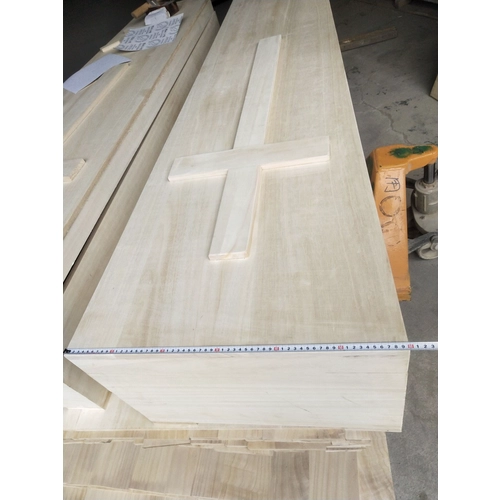 solid wood coffin with good price Spanish coffin simple style coffin
