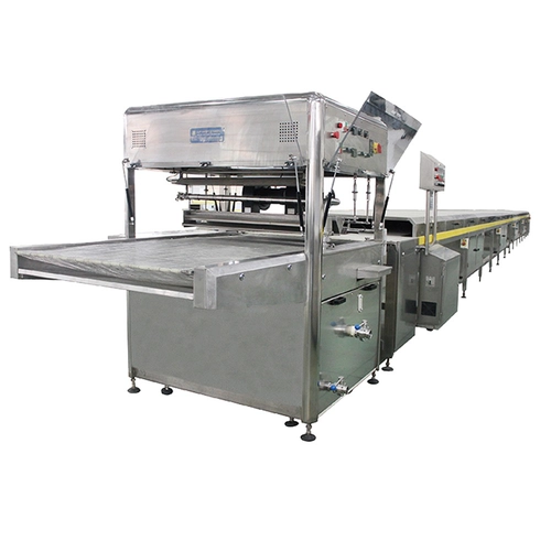 automatic cake donuts coated chocolate making machine chocolate enrobing machine for sale