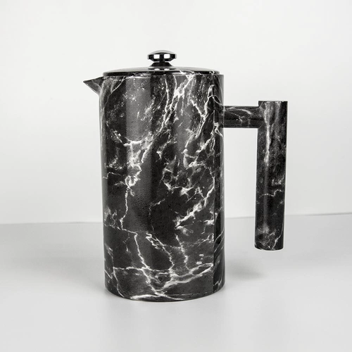 China Marble-Grain Stainless Steel French Press manufacturer