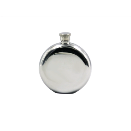 China Round Stainless Steel Hip Flask manufacturer