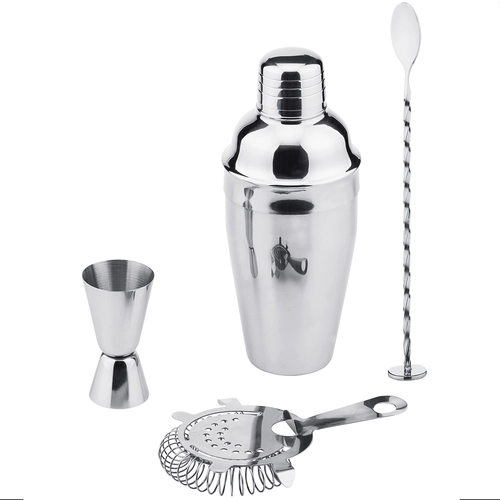 中国 VKING Premium Bar Set Stainless Steel Cocktial Shaker Set with Cocktail Shaker Bar Jigger Mixing Spoon and Strainer with Delicate Box メーカー