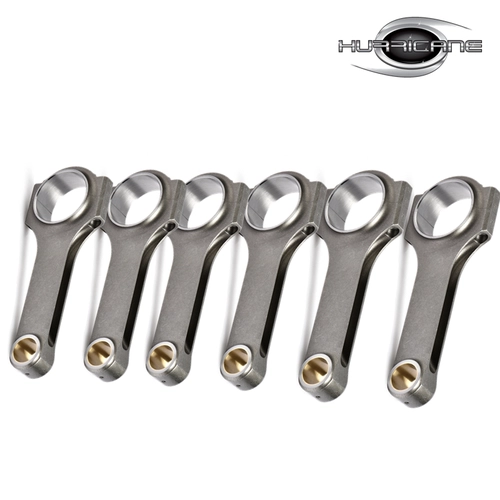 6er Set, BMW M20 Pleuelstangen mit 140mm Stangenlänge, 22mm Bolzenende