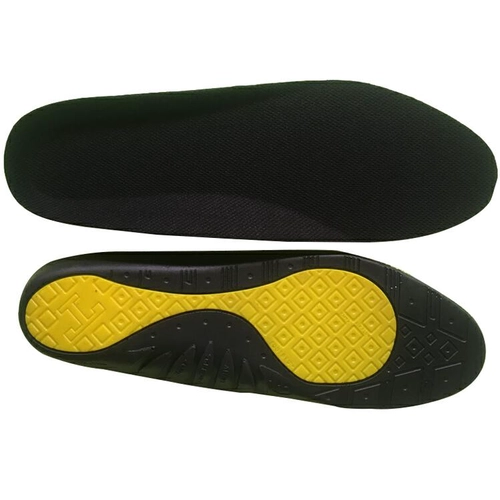 Chine HSI-0109 Noir antidérapant absorption des chocs doux invisible hauteur augmentation semelles PU pour chaussures de sécurité fabricant
