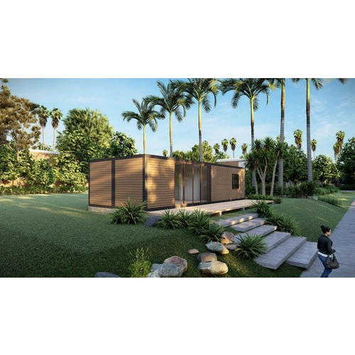 China Kostengünstiges Flachpaket Fertiggebäude Schnellaufbau Modulares Haus-1x01 Hersteller