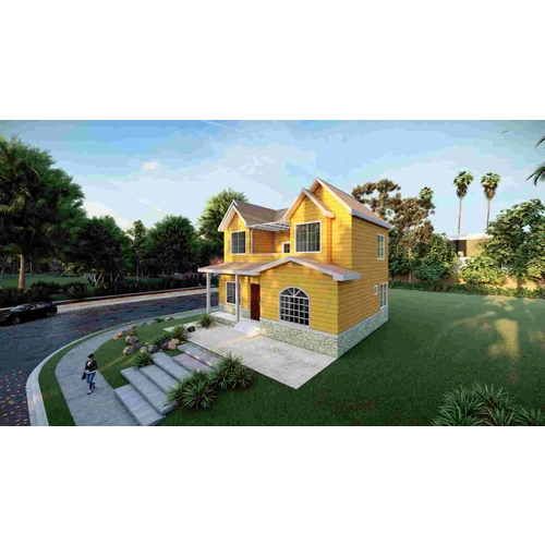 China Luxury Prefab Villa Living House For People -QB19 manufacturer