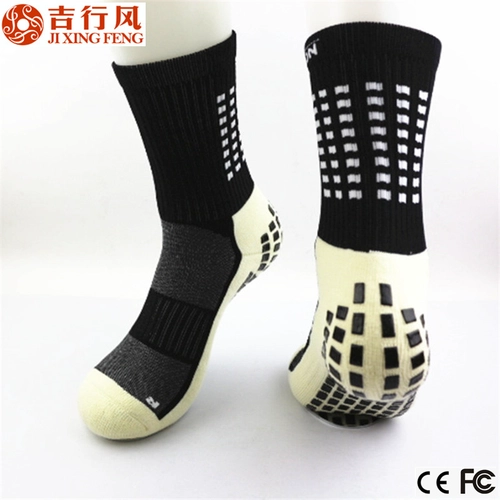 The most fashion styles of colorful sport anti slip socks,made of nylon and cotton