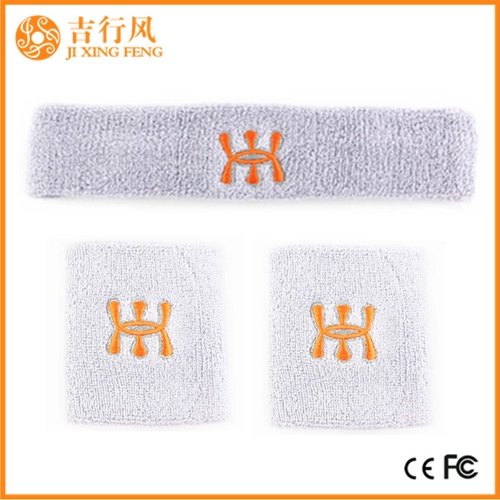 sport wrist and headband manufacturers supply cotton towel headband wrist