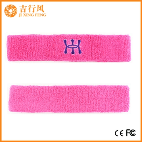 运动毛巾头带供应商和制造商供应纯棉毛巾头带