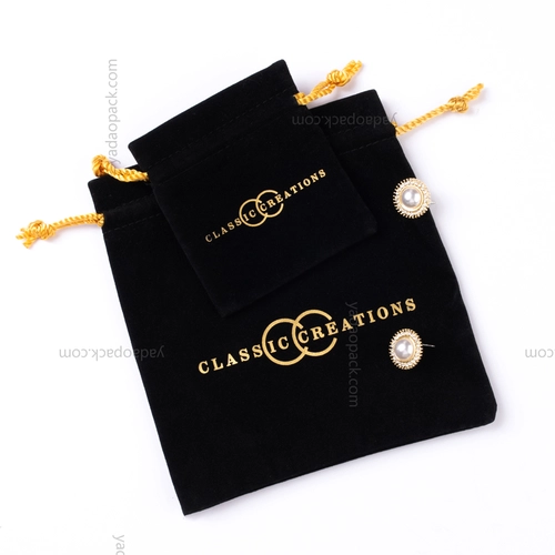Drawstring microfiber velvet packaging jewelry make up custom pouch bag any sizes factory