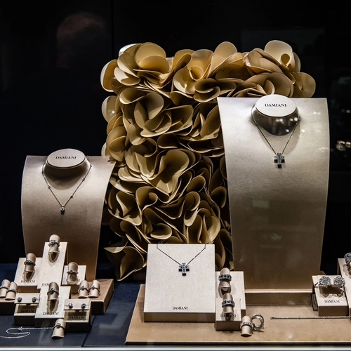 China Yadao champagne color jewelry display high quality design manufacturer