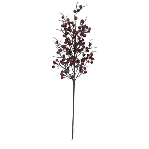 China Senmasine 28‘’ red berries picks for Christmas holiday winter decoration manufacturer