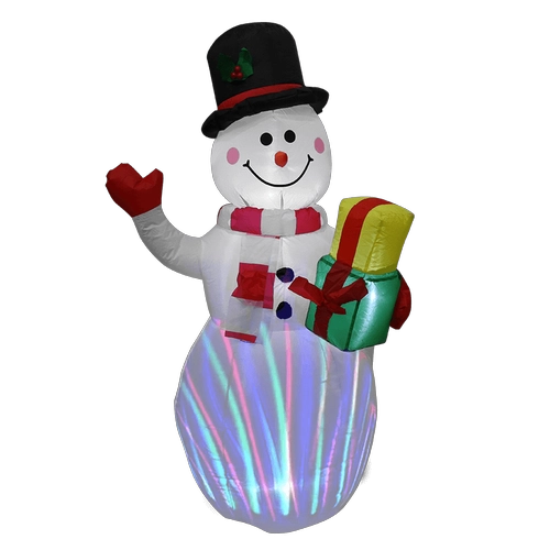 Senmasine Insufláveis ​​de Natal Vários Estilos Enfeites Urso Árvore de Natal Boneco de Neve Papai Noel Decorações ao ar livre