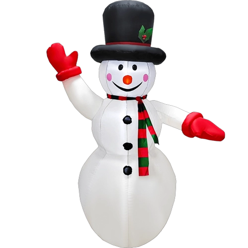 Senmasine Boneco de neve inflável de Natal Luzes LED Explodir Quintal Interior Exterior Festivo Decoração de Natal