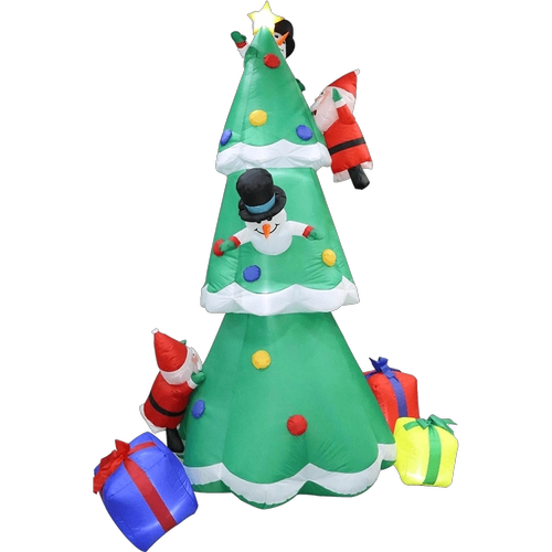 Chine Senmasine – arbre gonflable de noël, décoration de noël, lumières Led intégrées, décoration intérieure et extérieure pour vacances fabricant