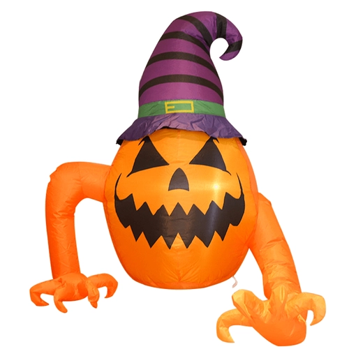 Senmasine Pumpkin Gonfiabili Halloween Built-in Led Blow Up Home Yard Garden Decorazione per interni ed esterni