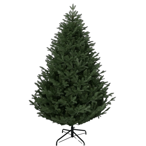 Árbol de Navidad Senmasine de 210cm para decoración del hogar al aire libre Artificial Pe mezclado Pvc esmerilado abeto de morera con bisagras