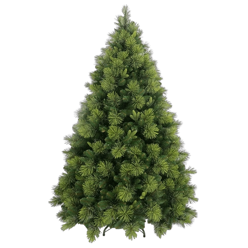 Senmasine árbol de Navidad verde de 7,5 pies para decoración de Navidad al aire libre aguja dura Artificial mezclado Pvc Pe