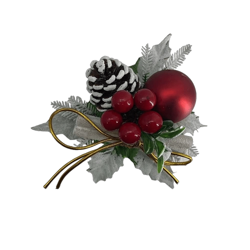 China Senmasine Multiple Styles Berries Picks For Christmas Tree Wreath Decoration Mixed Pinecones Holly Leaves manufacturer