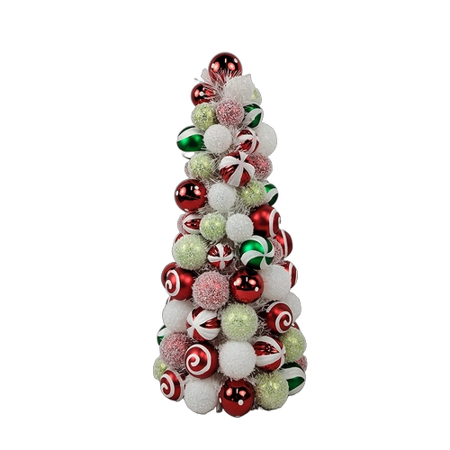 China Senmasine 40cm ball conetree for Xmas Party Supplies Home Indoor tabletop Decoration manufacturer