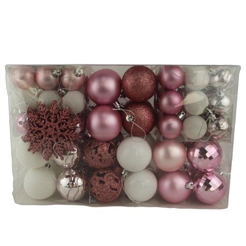 Senmasine 100pcs christmas balls set for Holiday Wreath Party DIY Decoration hanging xmas ornaments