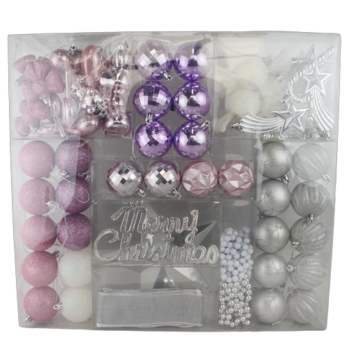 Senmasine merry Christmas ball ornaments set for holiday indoor home party tree hanging decoration gifts
