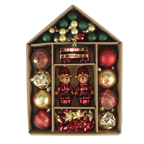 Senmasine christmas ornaments sets for xmas tree hanging decoration baubles ball car Bear Soldier gifts