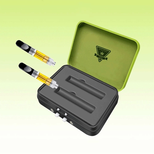 Kundenspezifische Verpackungsbox für Cannabis-Vape-Stifte aus Metall