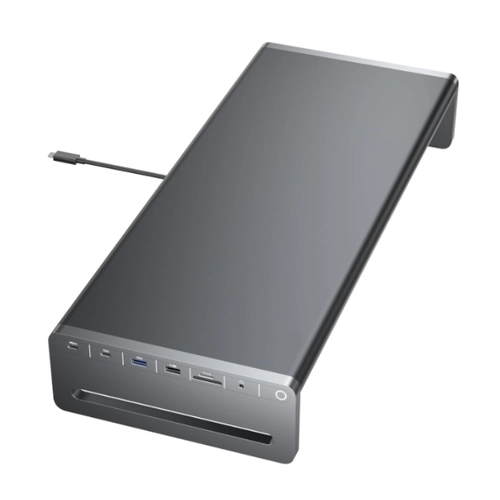 Soporte de laptop de aluminio USB-C 10-in-1 de aluminio | Monitoreador con 100W PD, 4K HDMI, 5 GBPS USB Puertos | Fabricante OEM/ODM
