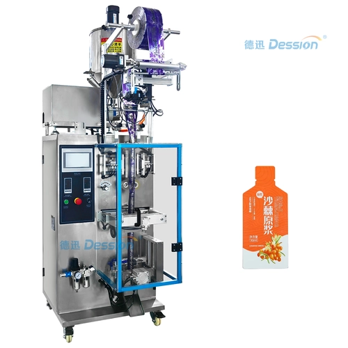 Chine Machine de conditionnement de liquides compacte en sachet debout, purée d'argousier, fabriquée en Chine fabricant